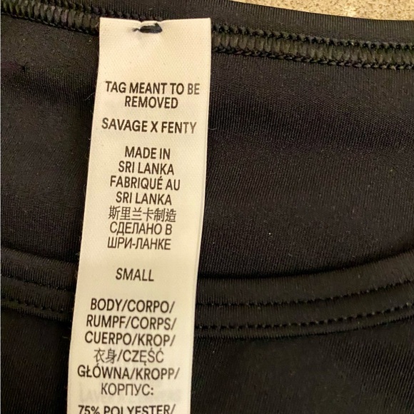 $85 MSRP SAVAGE X FENTY SWIMSUIT BODYSUIT SIZE SMALL - Picture 7 of 9
